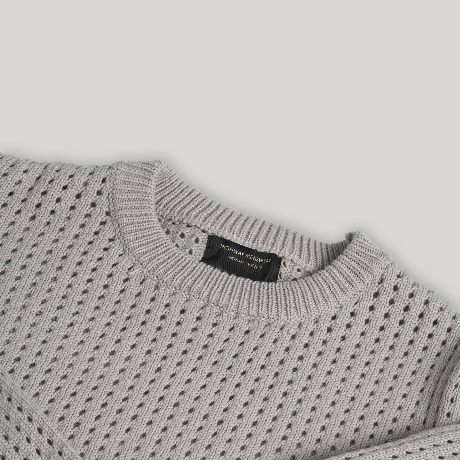 Áo len trơn nam dệt sợi dày dặn Highway (Menswear) Carter