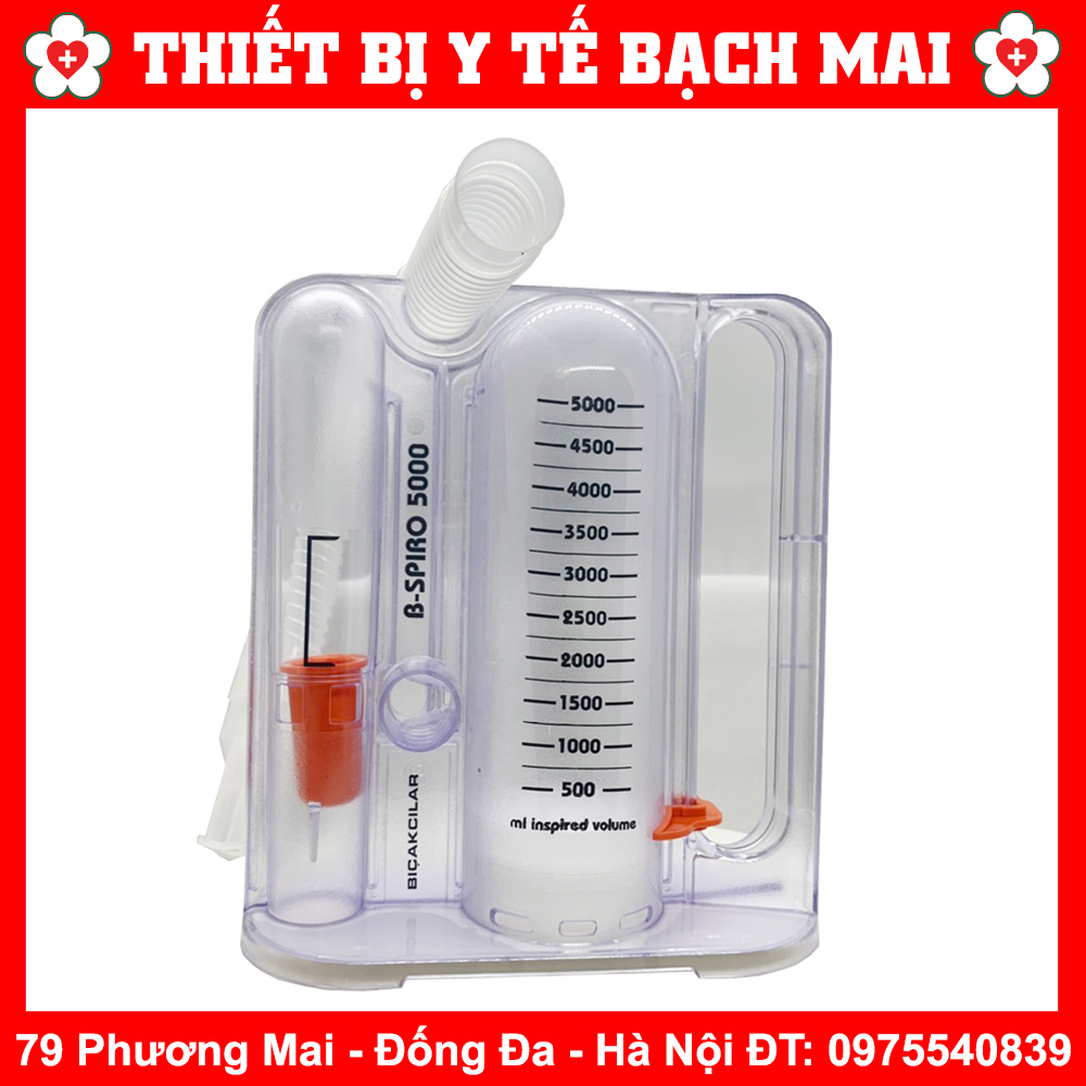 Dụng Cụ Tập Thở - Bình Tập Thở - Phế Dung Kế [Hãng Bicakcilar- Thổ Nhĩ Kỳ]