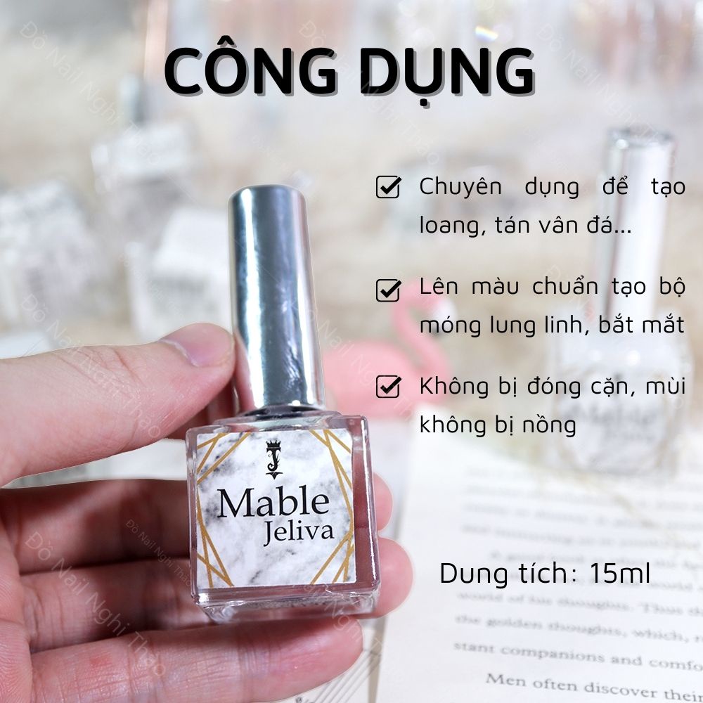 Cồn loang trắng JELIVA 15ml