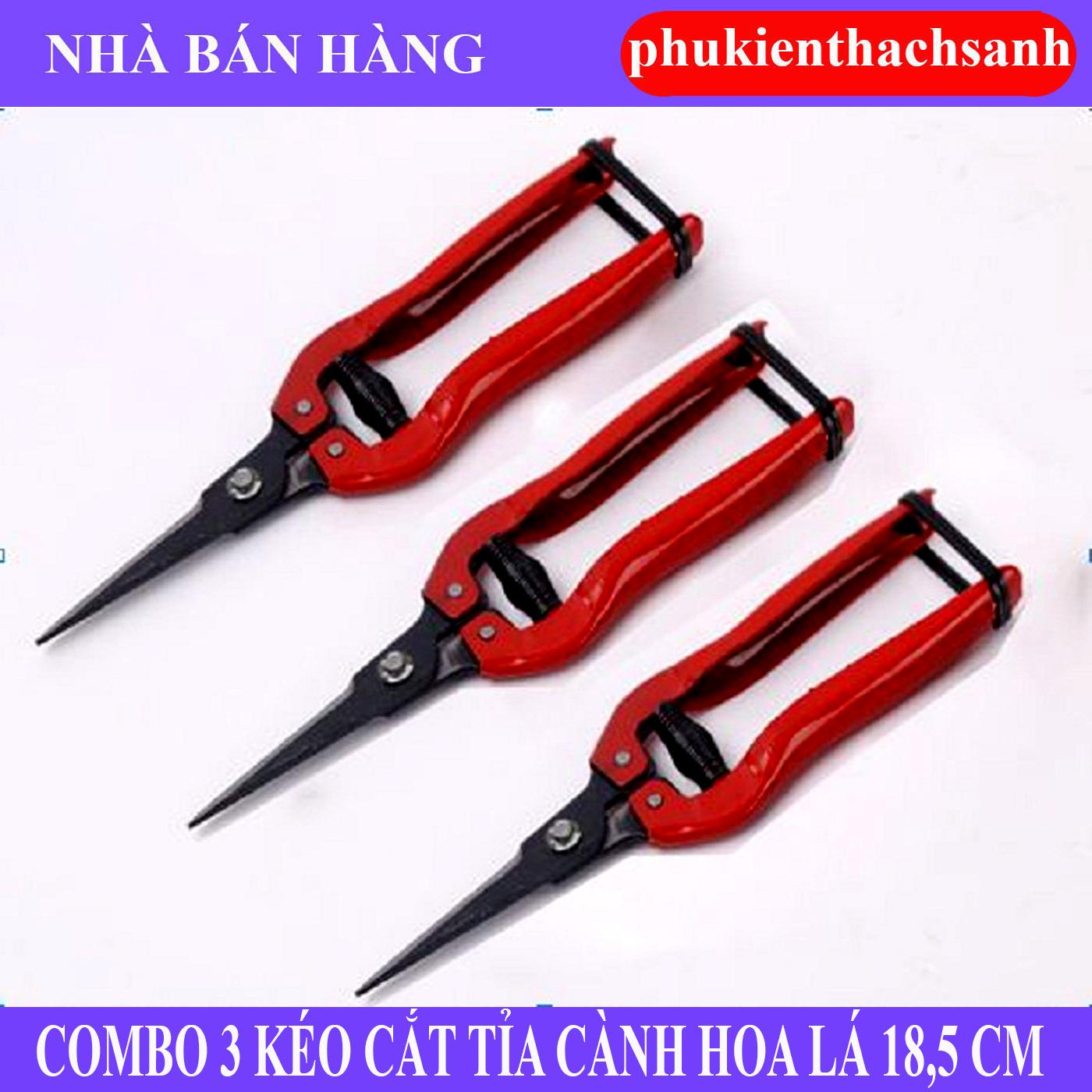 Bộ combo 3 kéo cắt tỉa hoa quả lá cành 185 cm tiện lợi cho mọi nhà