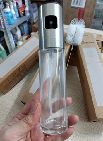 Lock&Lock- Bình xịt dầu CKO109 dung tích 100ml kèm phễu và cọ rửa, hàng chính hãng Lock&Lock