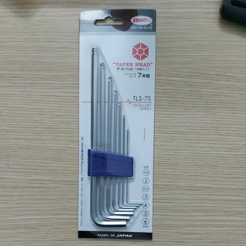 Bộ lục giác EIGHT TLS-7S (1.5-6mm)