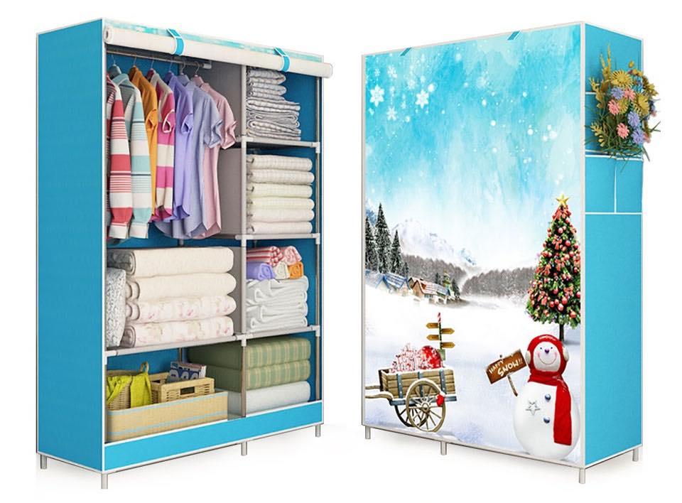 Tủ vải đựng quần áo KOREA cao cấp Akate