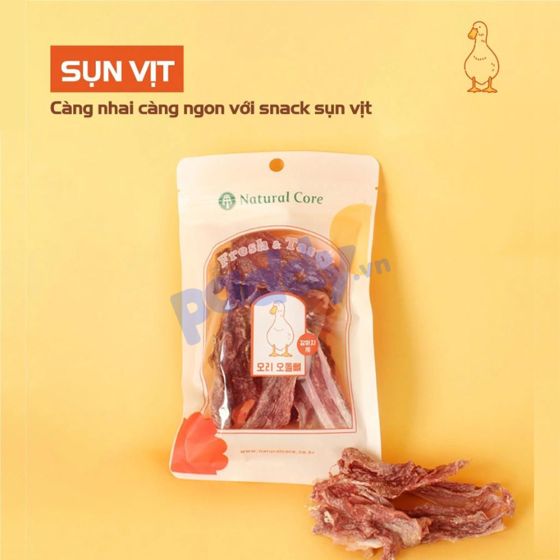 Bánh Thưởng Cho Chó Thịt Vịt Natural Core