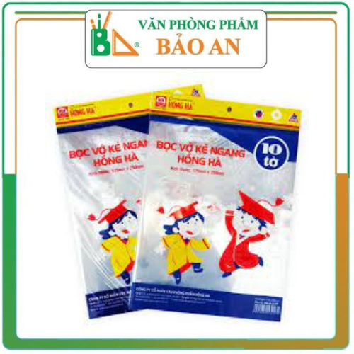 Bọc vở nylon cấp ii hồng hà