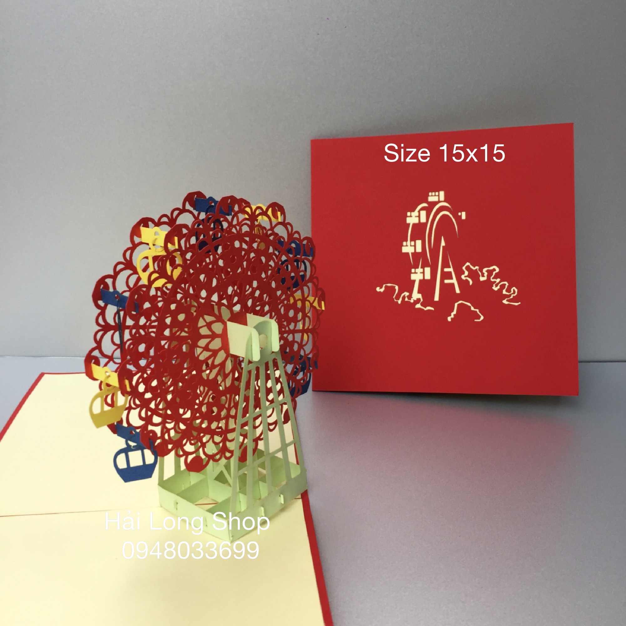 Đu Quay ( Sun Wheel )  - Thiệp 3D