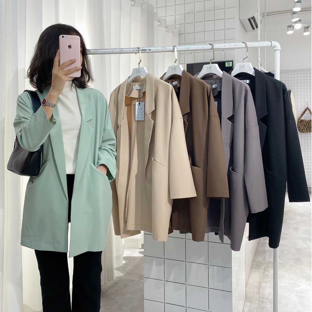 Áo khoác blazer nữ oversized TK - AKTK002