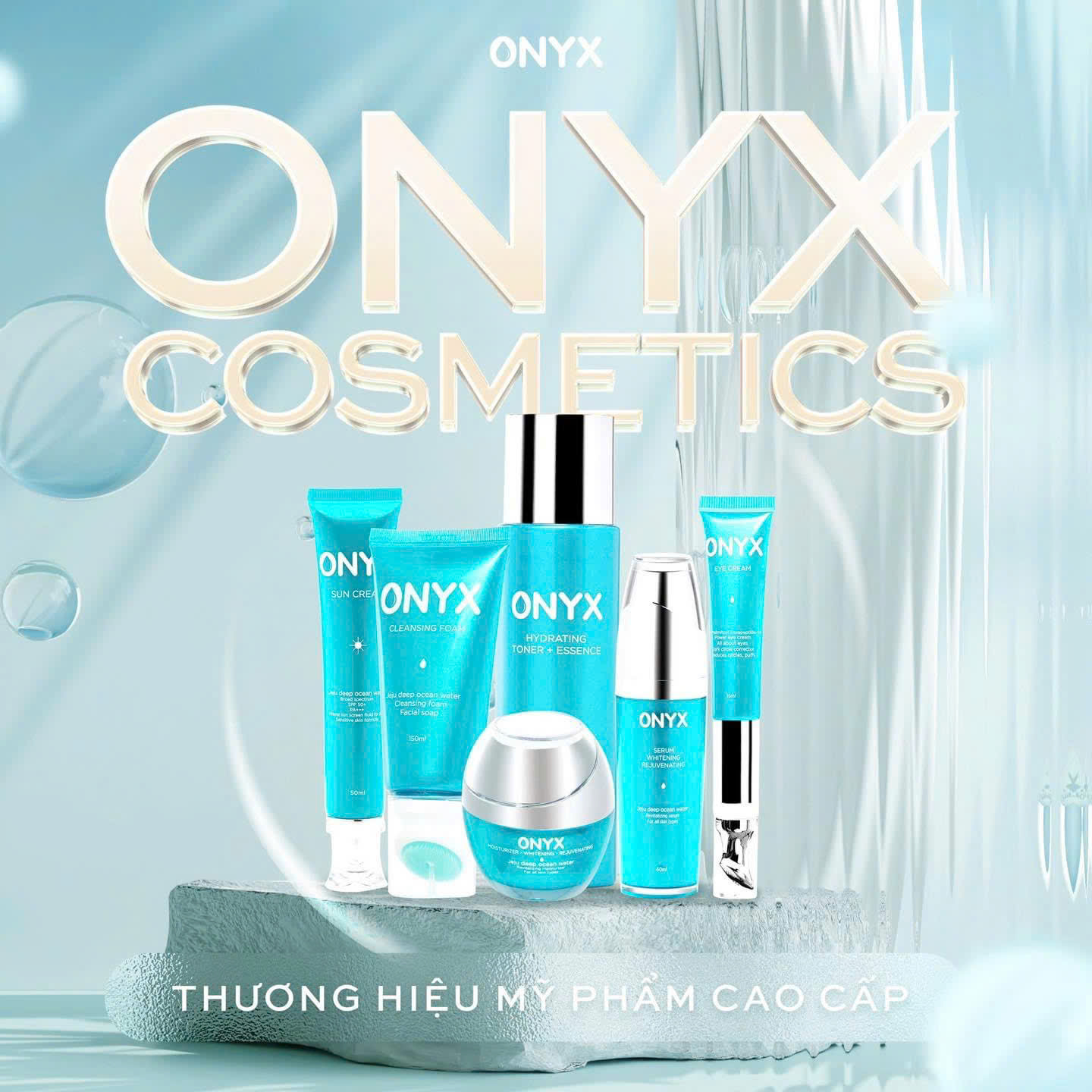 [HCM]BỘ DƯỠNG DA  6 SẢN PHẨM LỚN | ONYX COSMETICS BẢO THY
