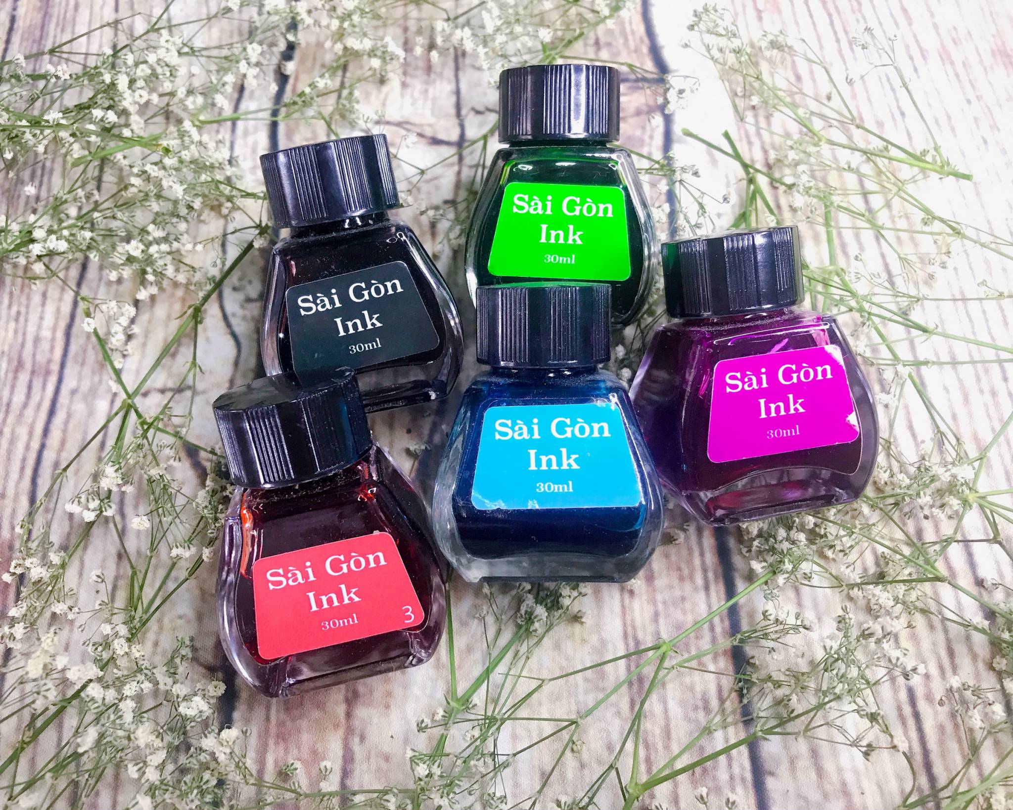 🍁 Mực Sài Gòn Ink lọ 30ml