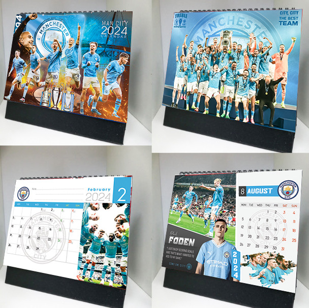 Lịch để bàn CLB bóng đá Man City năm 2024
