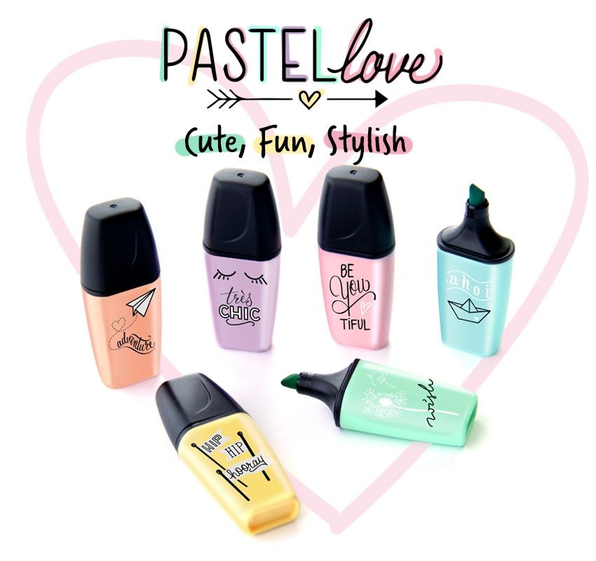 Bộ 6 bút đánh dấu highlight Stabilo pastel