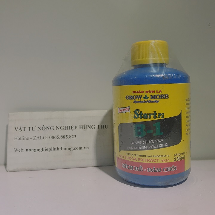 Dung dịch B1 Grow More (235ml) (#vattuhoalan #caycanh #hoalan)