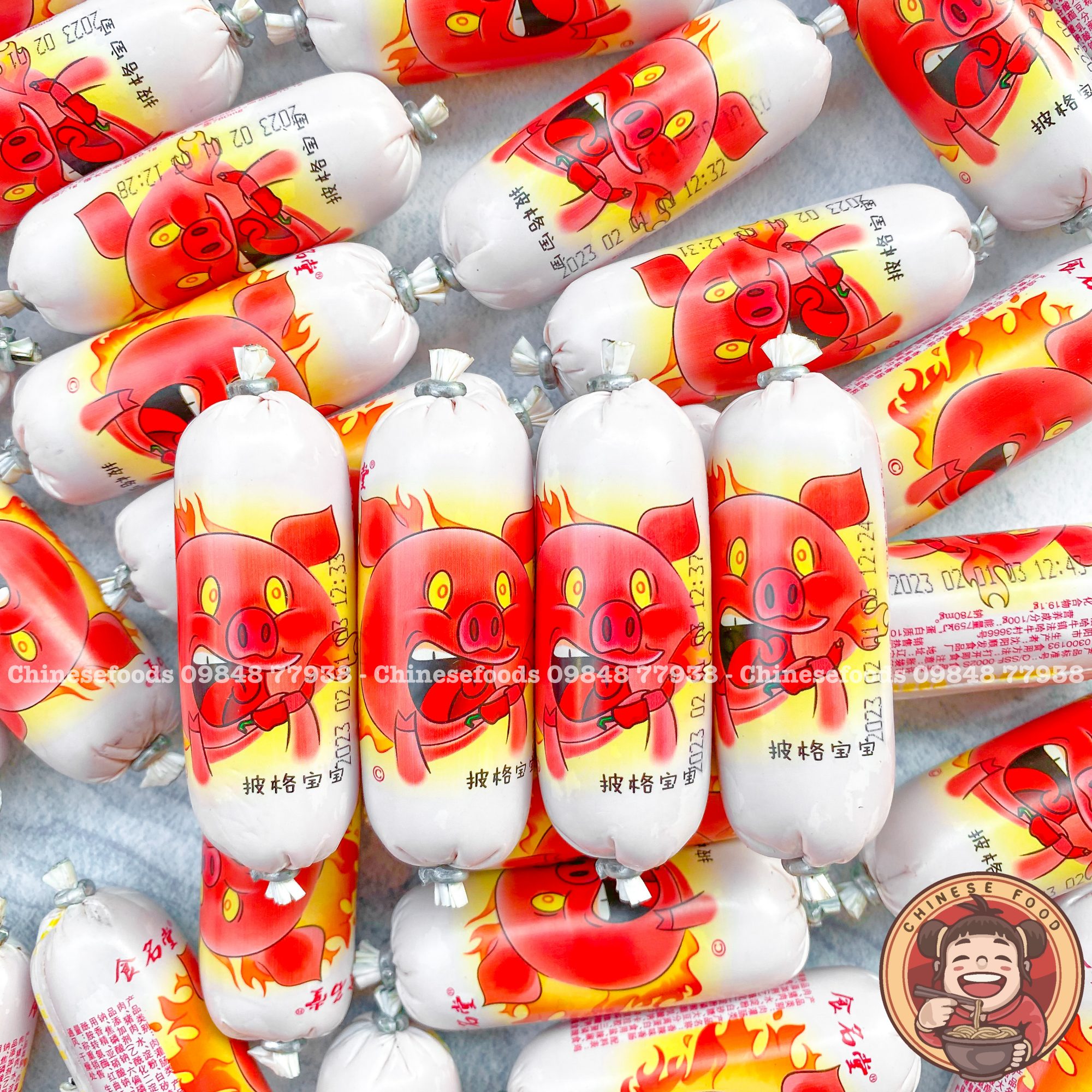 Xúc Xích Mini 4 Vị heo, heo cay, gà, ngô