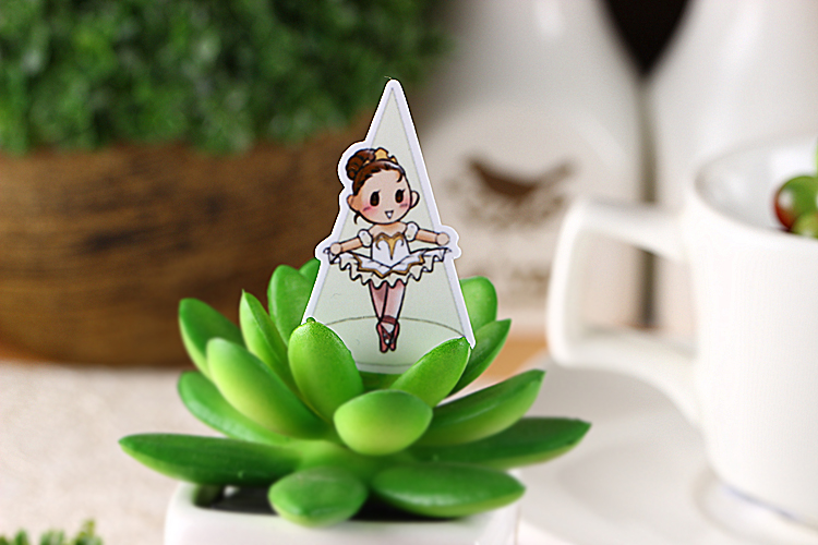 Set sticker cô gái ba lê dễ thương (Hàng có sẵn)