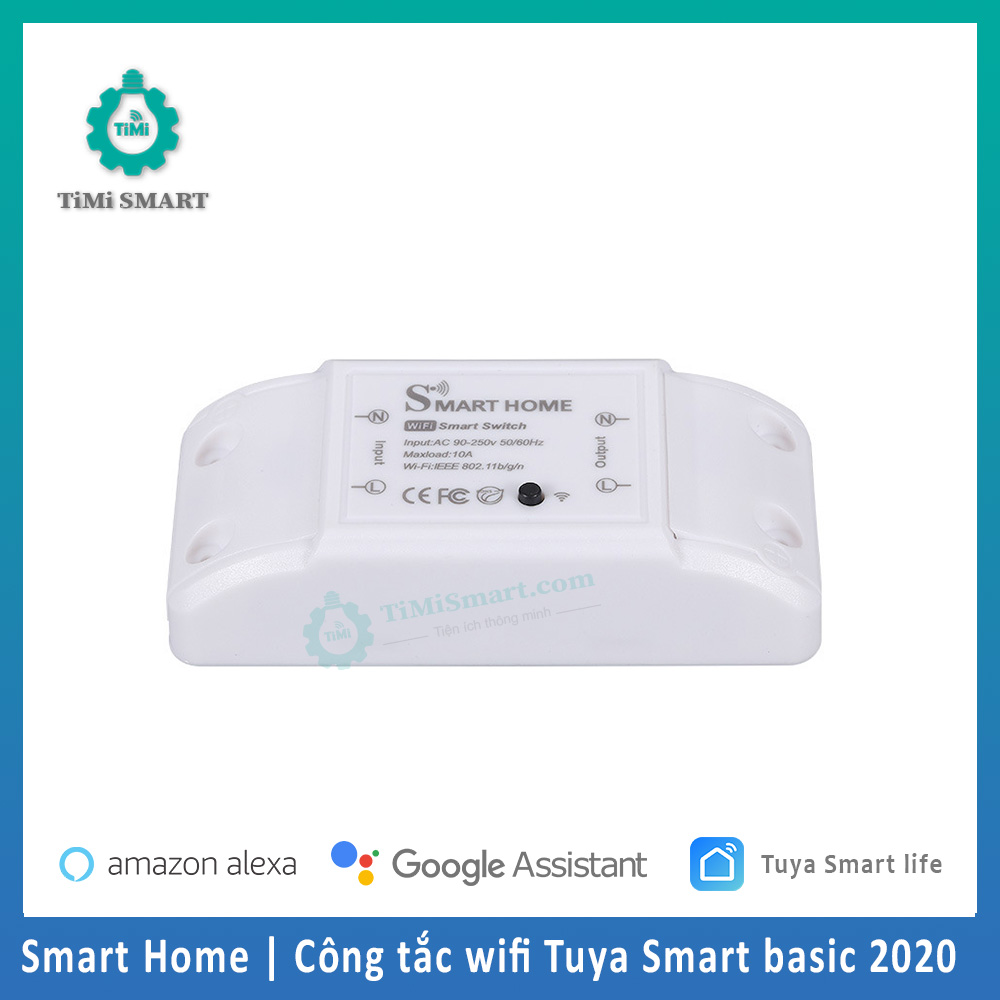 Công Tắc Wifi Điều Khiển Từ Xa Tuya Smart Basic