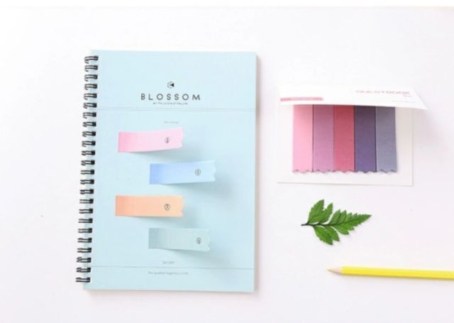Tập giấy nhớ sticky note màu sắc (set 2 tệp)