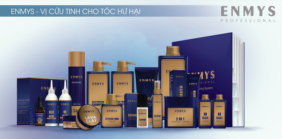 Xịt dưỡng tóc EnMys Silk Protein - Hàng Công Ty