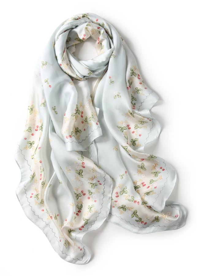 Khăn choàng lụa thời trang cao cấp DS105 - Size 90cm X 180cm