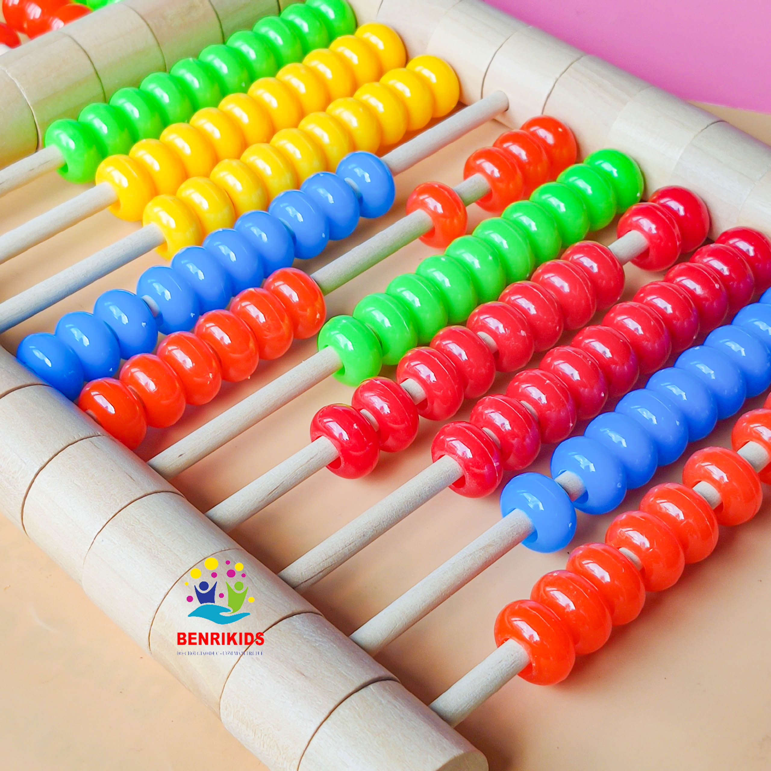 Bảng Tính Toán Học Benrikids Bằng Gỗ Trò Chơi Trí Tuệ Bảng Làm Toán
