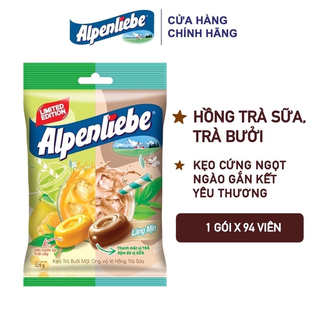 🍬🍬 kẹo alpenliebe hồng trà sữa 🍬🍬 - đồ ăn vặt giá rẻ
