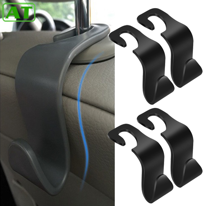 Bộ 4 Móc Treo Đồ Sau Ghế Ô Tô Tiện Dụng Chịu Nặng Đến 10KG, Tháo Lắp Nhanh Gọn 10 Giây