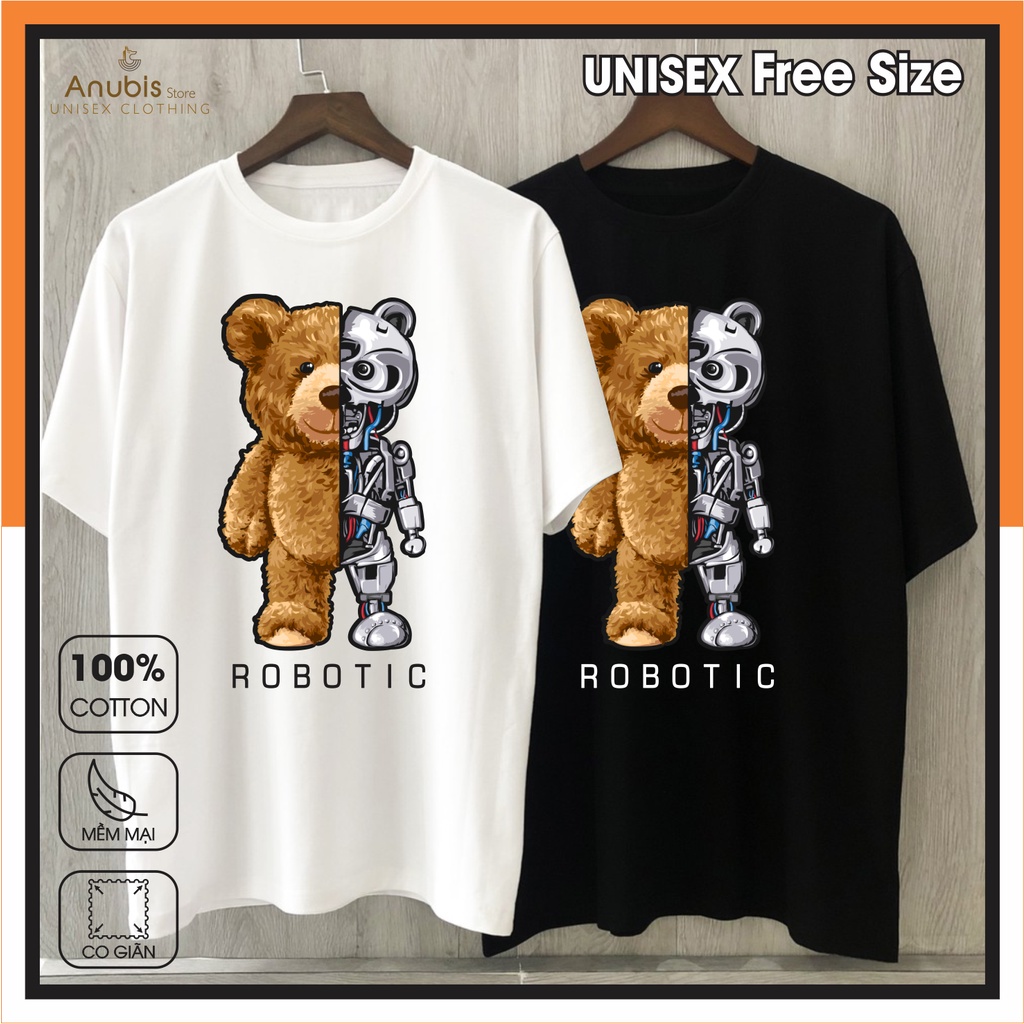 Áo Thun Unisex Gấu Robo (Teddy Robo) | Anubis Store
