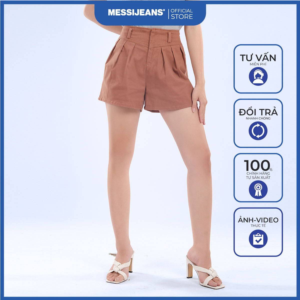 Quần nữ short khaki WKF0150 (Tailor)