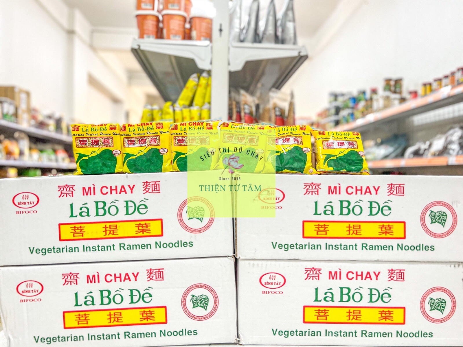 Mì Gói Chay Lá Bồ Đề Mì Chay Ngon Thùng 30 Gói