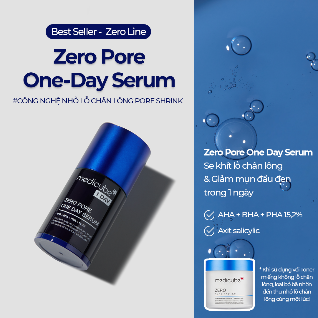 Tinh chất Thu nhỏ lỗ chân lông ZERO PORE ONE DAY SERUM 30ml