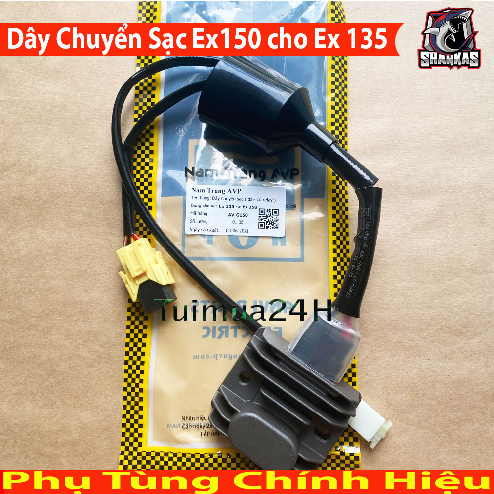 Sạc yamaha độ cho exciter 135cc, sirius, jupiter, taurus, mio, nouvo 1,2,3,4