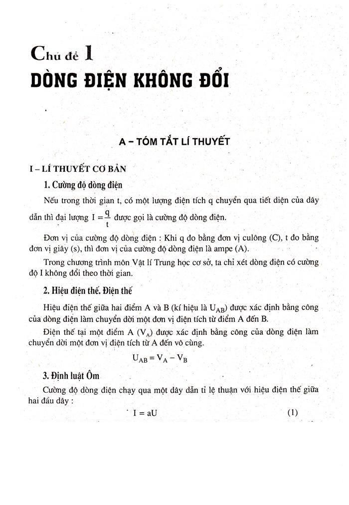 Nâng Cao Và Phát Triển Vật Lí 9