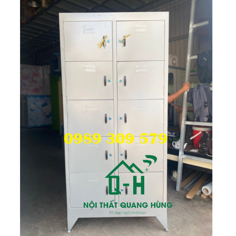 Tủ sắt hồ sơ locker 10 cửa chắc chắn hcm