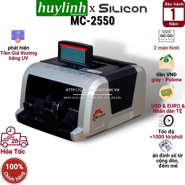 Máy đếm tiền silicon mc-2550