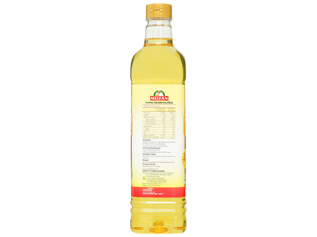 Dầu ăn cao cấp Meizan Gold chai 1 lít