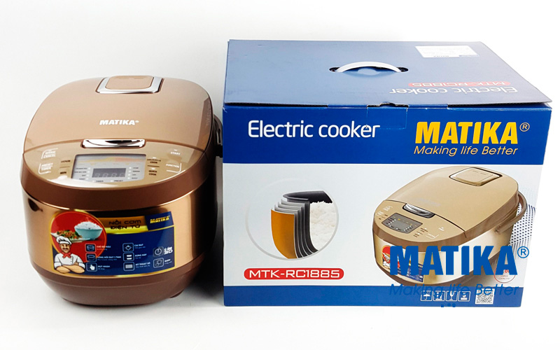 Nồi cơm điện cao cấp Matika MTK-RC1885
