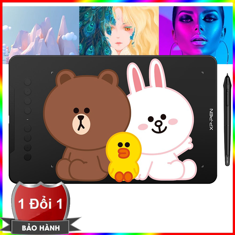 Bảng vẽ máy tính XP-Pen Deco 01 V2 hỗ trợ kết nối với điện thoại Andoird - Bảng vẽ đồ họa XP Pen 01 v2 kèm bút vẽ không cần pin - Bảng vẽ đồ họa cao cấp