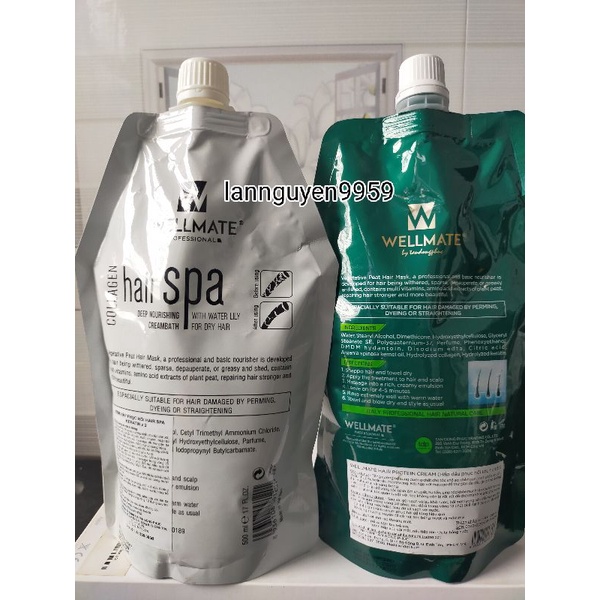 WELLMATE hấp dầu phục hồi tóc (500ml) - Chính Hãng