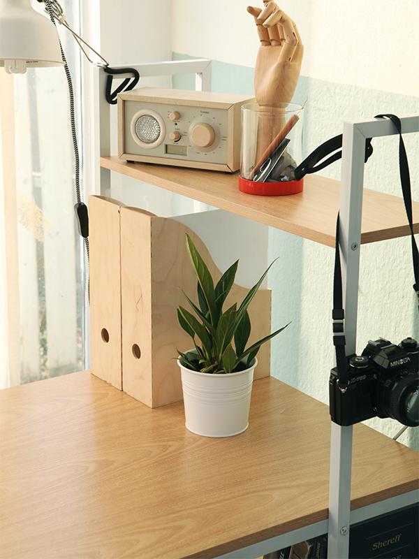 Bàn Liền Kệ Khung Sắt - WRITING DESK SIZE S