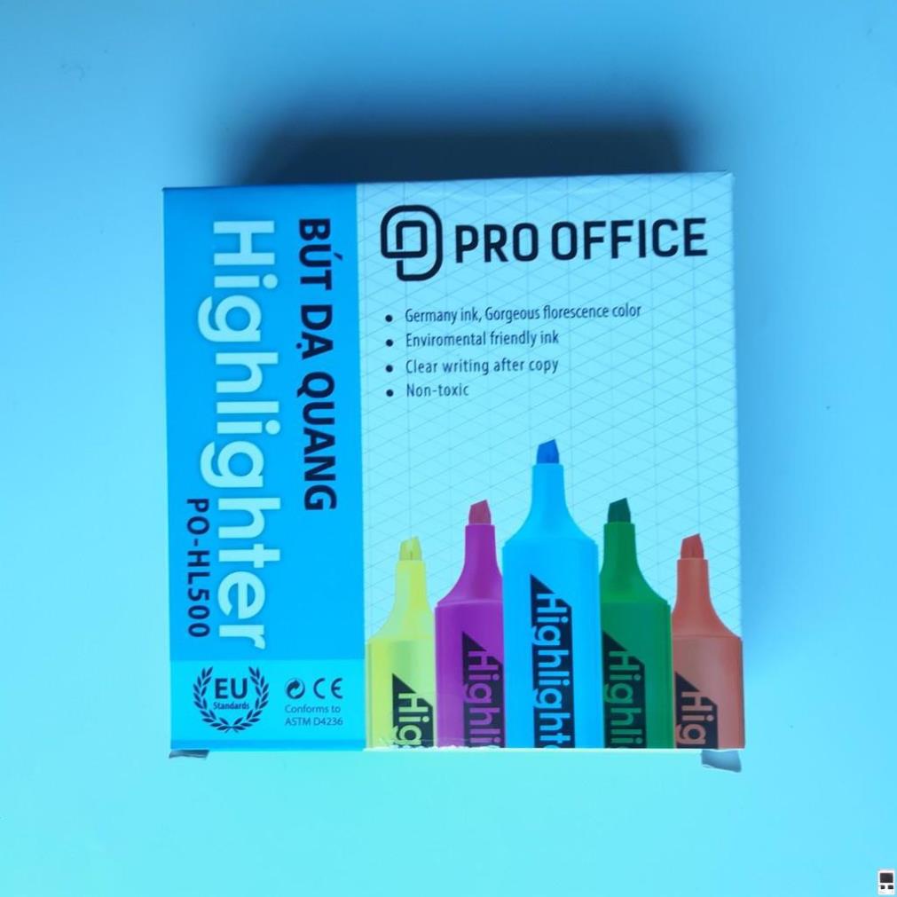 Bút dạ quang highlight PRO-OFFICE HL500 [Đồ dùng học sinh Classmate)