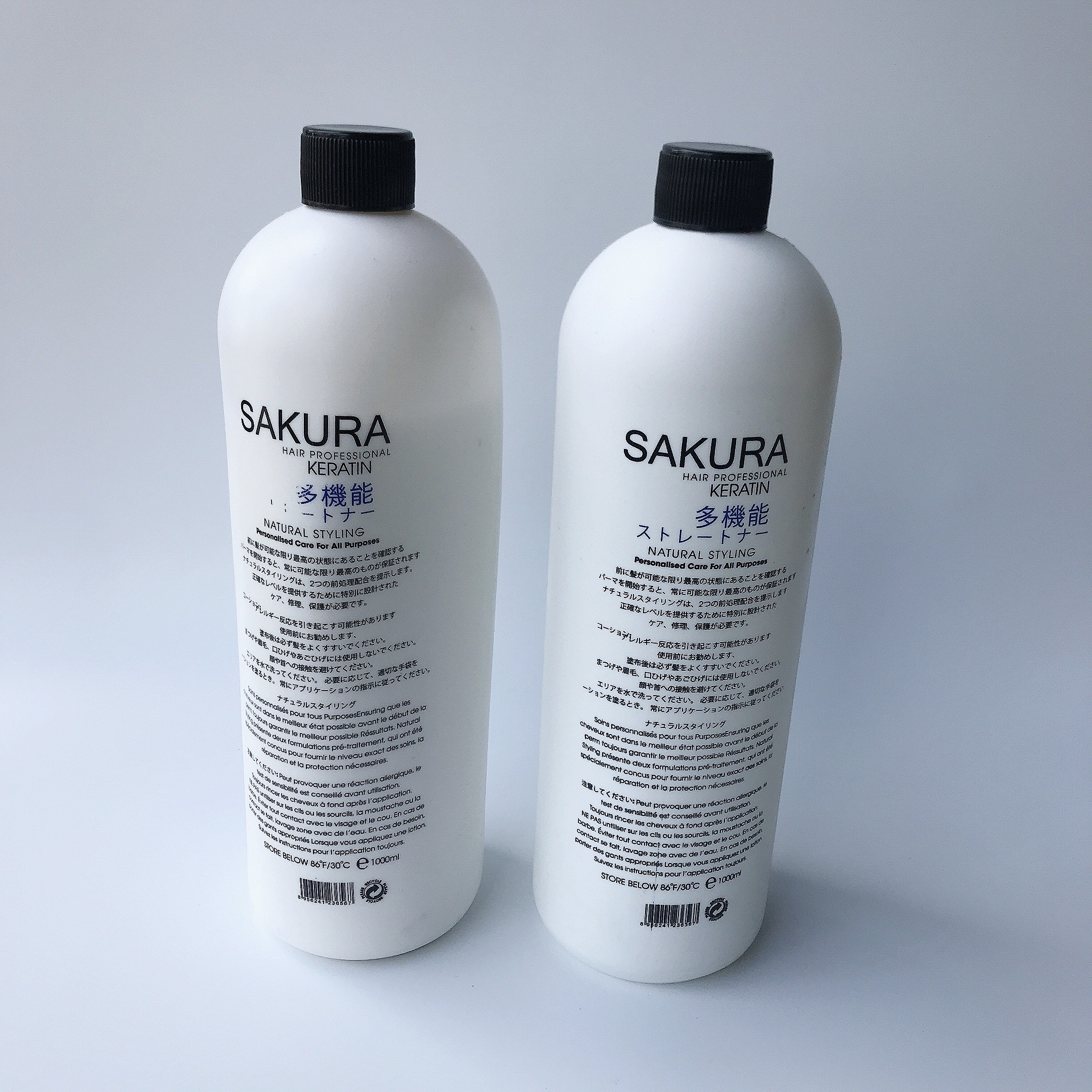 Thuốc uốn tóc SAKURA mềm hóa nhanh thuốc mùi thơm bóng mượt tóc ( Cặp 1000ml)