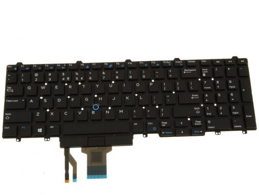 [HCM]Bàn Phím Cho Laptop Dell Latitude E5550 E5570 E5580, Precision 3520 7510 7520 7530 7720 Loại Có Chuột- không led