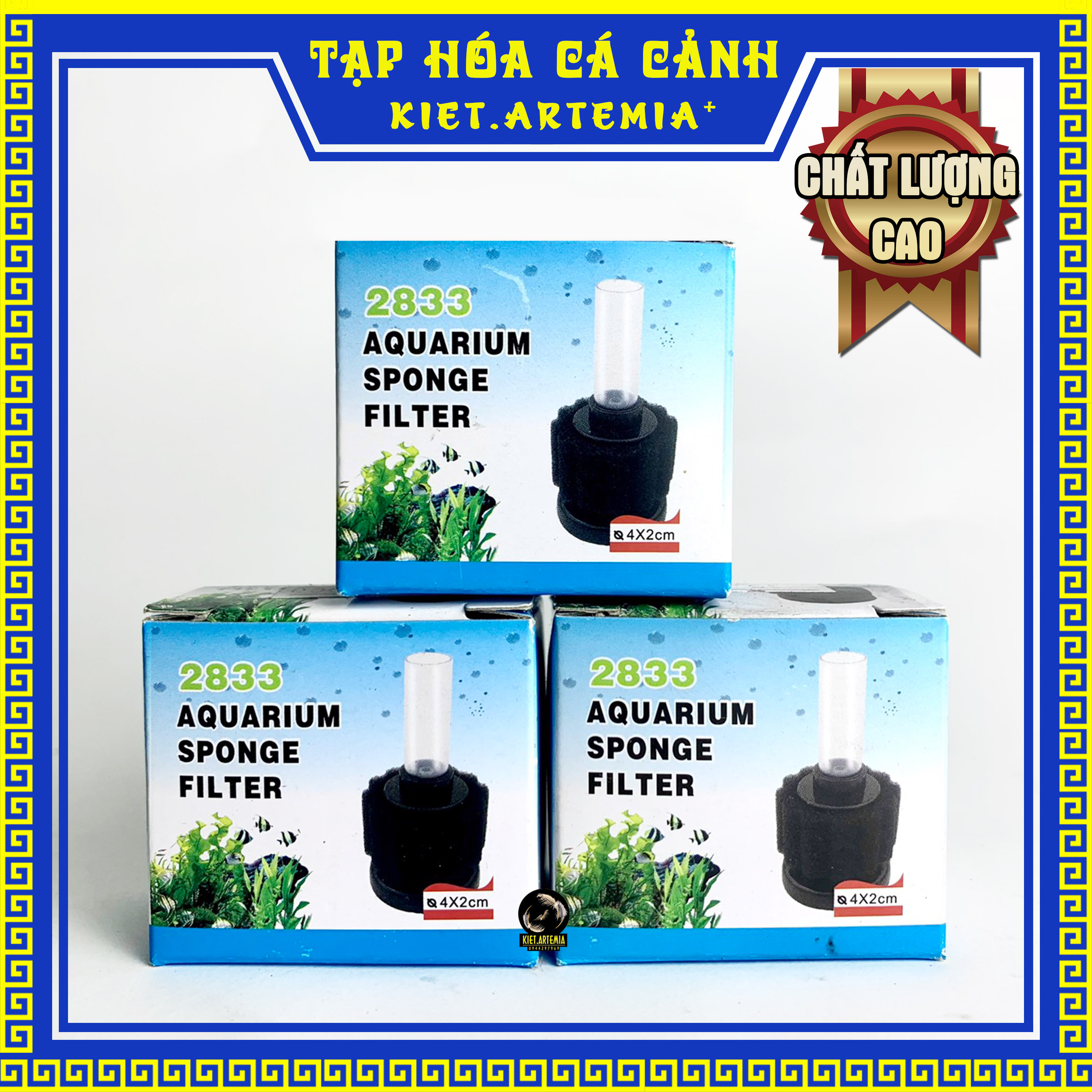 Lọc vi sinh bio cho hồ cá mini,XY-2833