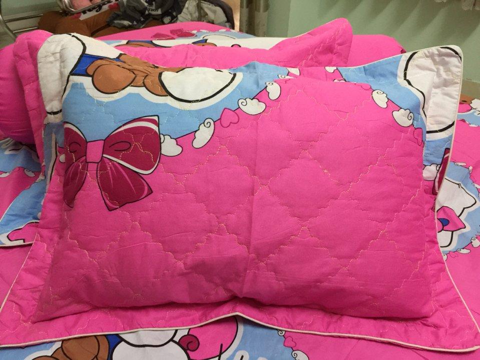 [HCM]Set chăn drap gối Hello Kitty 1m8x2m nhiều mẫu