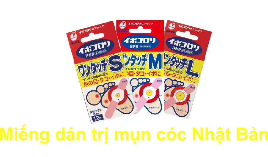 [HÀNG NHẬT] Miếng dán plaster, miếng dán mụn cóc, mắt cá chân Ibokorori Nhật Bản