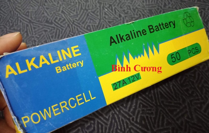 Vỉ 5 Pin Alkaline 12V 27A