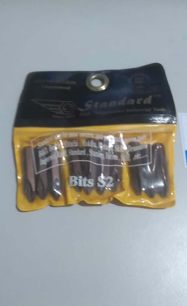 Standard short 6mm screwdriver bit