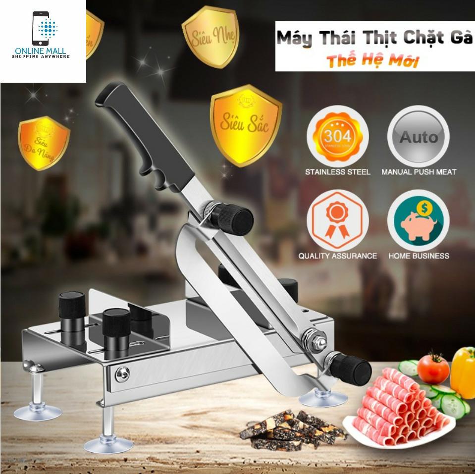 Online Mall - Máy Thái Thịt Chặt Gà Japan Stainless Steel