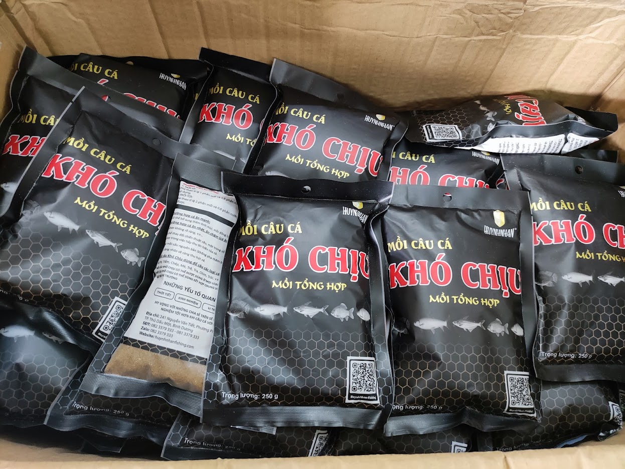Cám câu tổng hợp Khó Chịu - cám tổng hợp câu cá rô phi,trắm,chép,mè,trê ,tra,trôi & cá chim