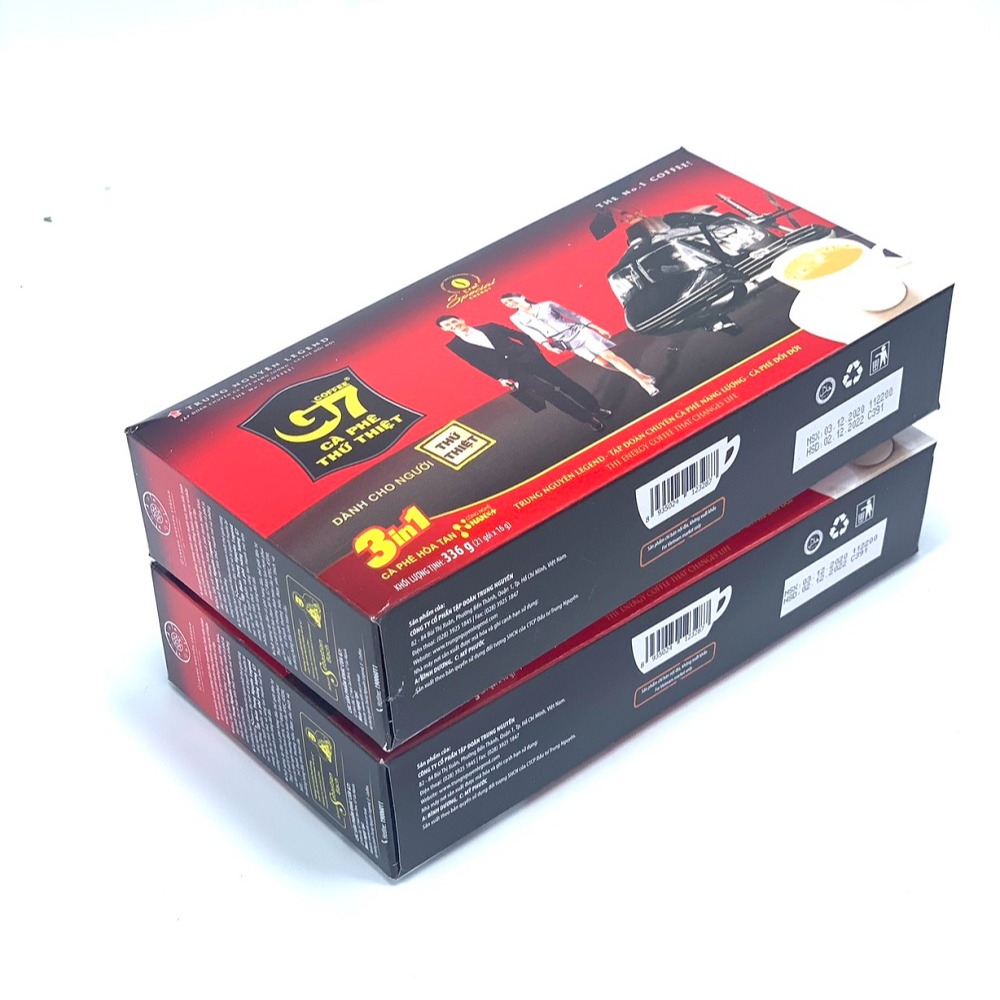 Cà Phê Sữa G7 3in1 Trung Nguyên (Hộp 21 Gói - Chính Hãng)