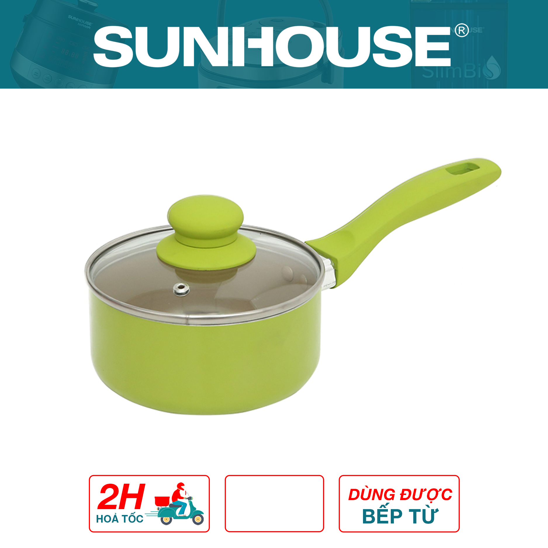 Nồi quấy bột đáy từ SUNHOUSE SMP15116
